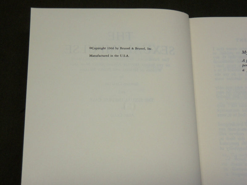 1966 THE SEXUAL IMPULSE HARDCOVER BOOK BY CHARLES & CRAIG - KD 6183