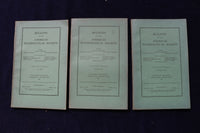 1931-1936 AMERICAN MATHEMATICAL SOCIETY BULLETIN MAGAZINE - LOT OF 18 - O 3584