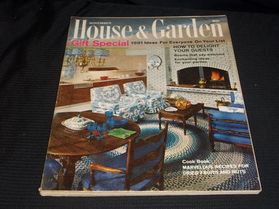 1964 NOVEMBER HOUSE & GARDEN MAGAZINE - GIFT SPECIAL FRONT COVER - E 5115