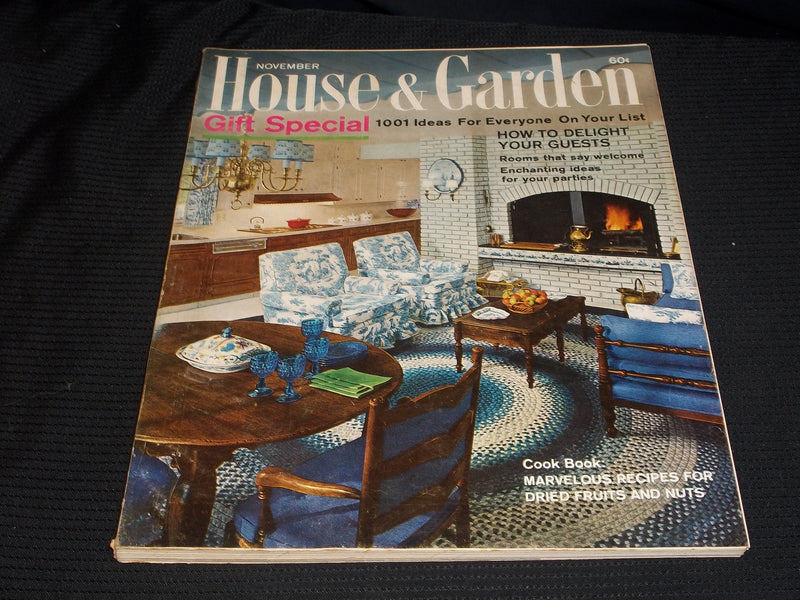1964 NOVEMBER HOUSE & GARDEN MAGAZINE - GIFT SPECIAL FRONT COVER - E 5115
