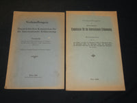 1922-1928 VERHANDLUNGEN DER OSTERREICHISCHEN KOMMISSION LOT OF 2 - J 5911