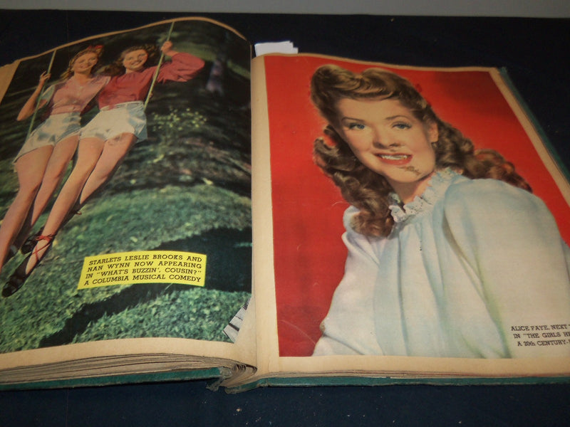 HOLLYWOOD MOVIE STARS SCRAPBOOK - FULL PAGE PHOTOS - 27A