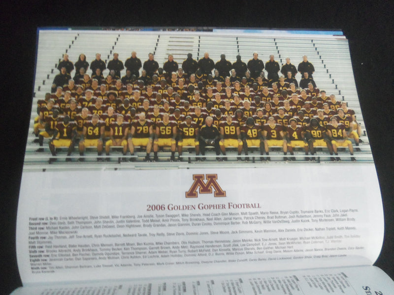 2006 OCTOBER 7 FOOTBALL PROGRAM - UNIV OF MINNESOTA VS PENN STATE UNIV - B 5534R