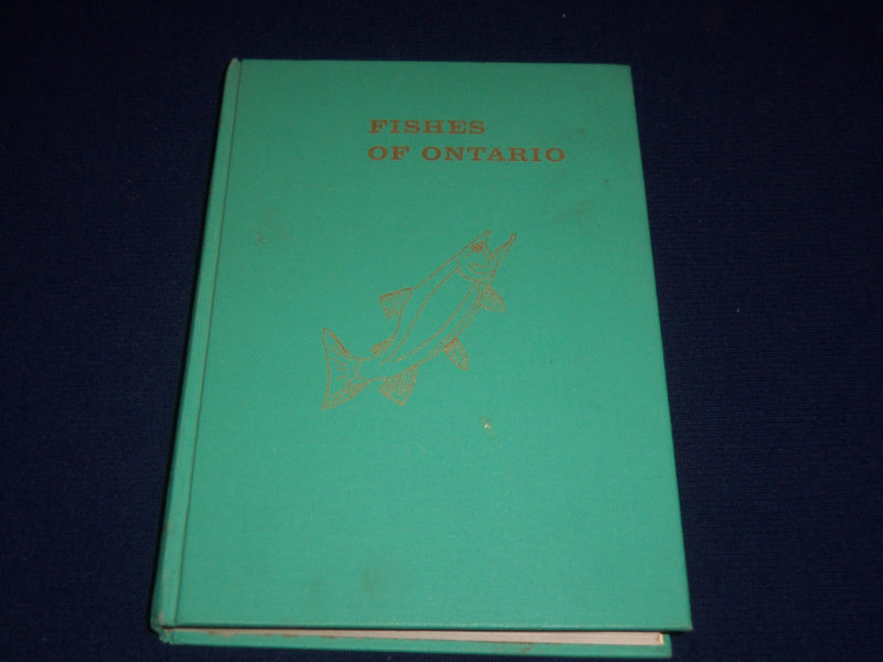 1969 FISHES OF ONTARIO BY H. H. MACKAY BOOK - NICE COLOR PLATES - KD 2919K