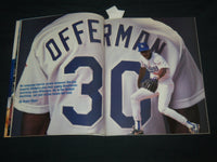 1992 DODGERS MAGAZINE - DARRYL STRAWBERRY & DAVIS ERIC COVER - J 8698
