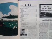 1943 NOVEMBER 15 LIFE MAGAZINE - FUR LINED COATS IN FASHION - L 365