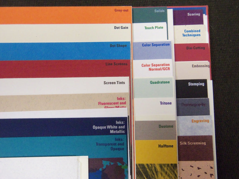 1990 PRINTING ON TEXT AND COVER PAPERS SPIRAL BOUND BOOK - KD 3665