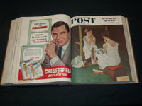 1954 JAN-MAR SATURDAY EVENING POST MAGAZINE VOLUME - 3 NORMAN ROCKWELLS- KD 5964