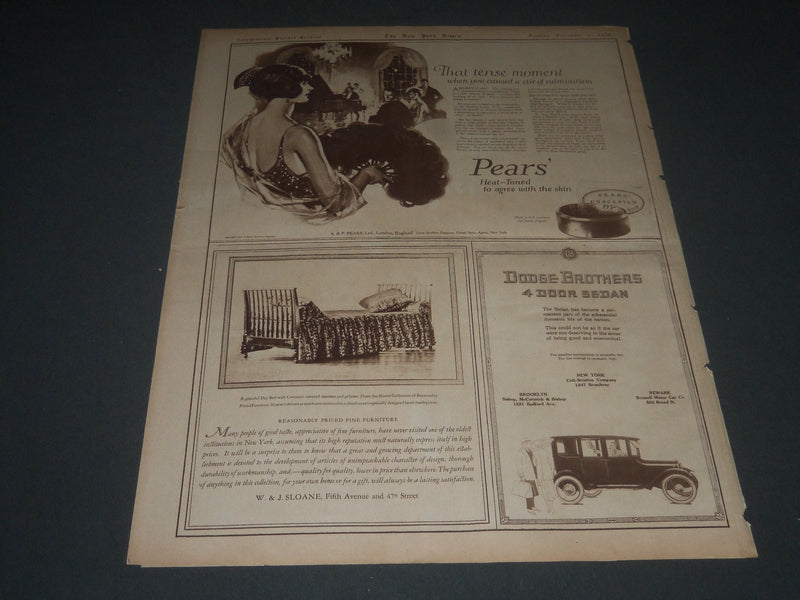 1920 NOV 7 NEW YORK TIMES ROTO SECTION - WARREN G. HARDING PRESIDENT - NT 7107