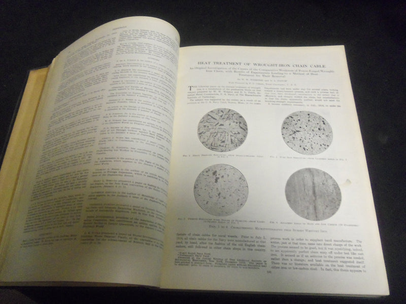 1917 AMERICAN SOCIETY OF MECHANICAL ENGINEERS JOURNAL BOUND VOLUME - R 811