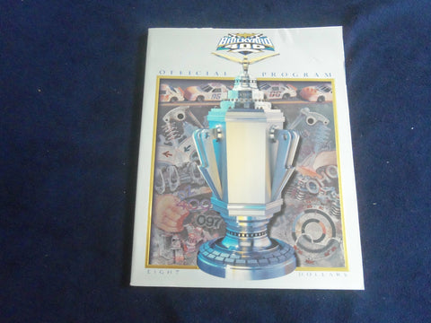 1997 AUGUST 2 BRICKYARD 400 RACING PROGRAM - GREAT PHOTOS - SP 3744O