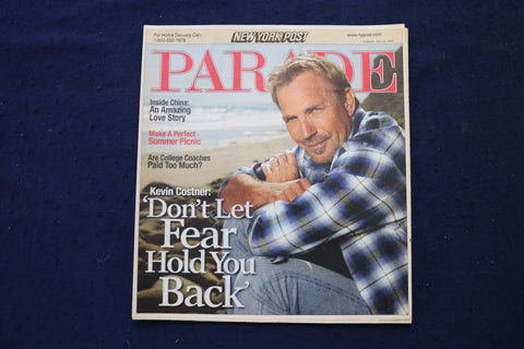 2008 JULY 20 PARADE MAGAZINE - KEVIN COSTNER COVER - E 18422