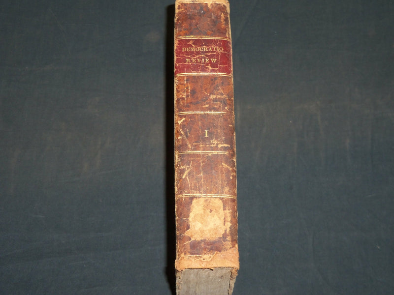 1837 UNITED STATES MAGAZINE & DEMOCRATIC REVIEW VOLUME - HAWTHORNE - KD 5932