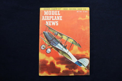 1958 JULY MODEL AIRPLANE NEWS MAGAZINE - WACO 9 COVER - E 11539