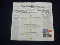 2020 SEPTEMBER 28 NEW YORK TIMES- TRUMP'S TAXES CHART CHRONIC LOSSES - PAID $750