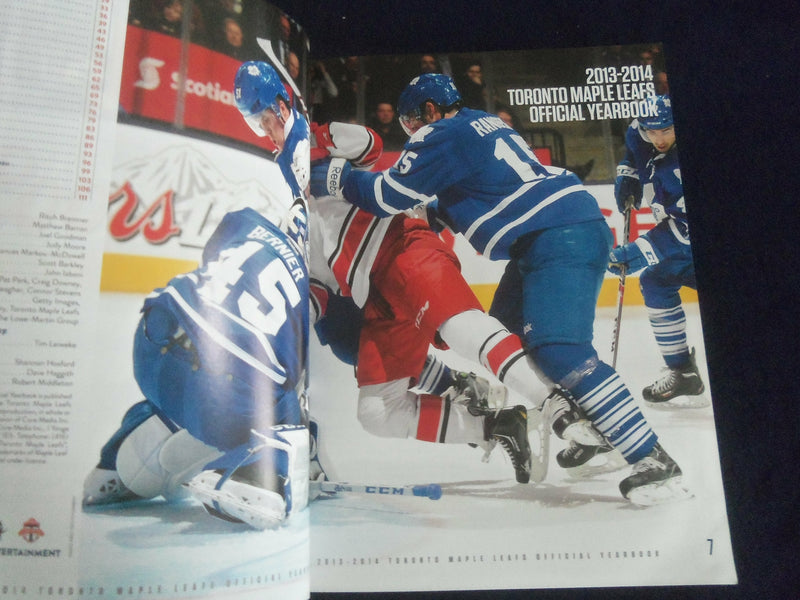2013-2014 TORONTO MAPLE LEAFS YEARBOOK - F 254D