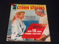 1958 SEPTEMBER SCREEN STORIES MAGAZINE - ESTHER WILLIAMS JEFF CHANDLER - E 15903