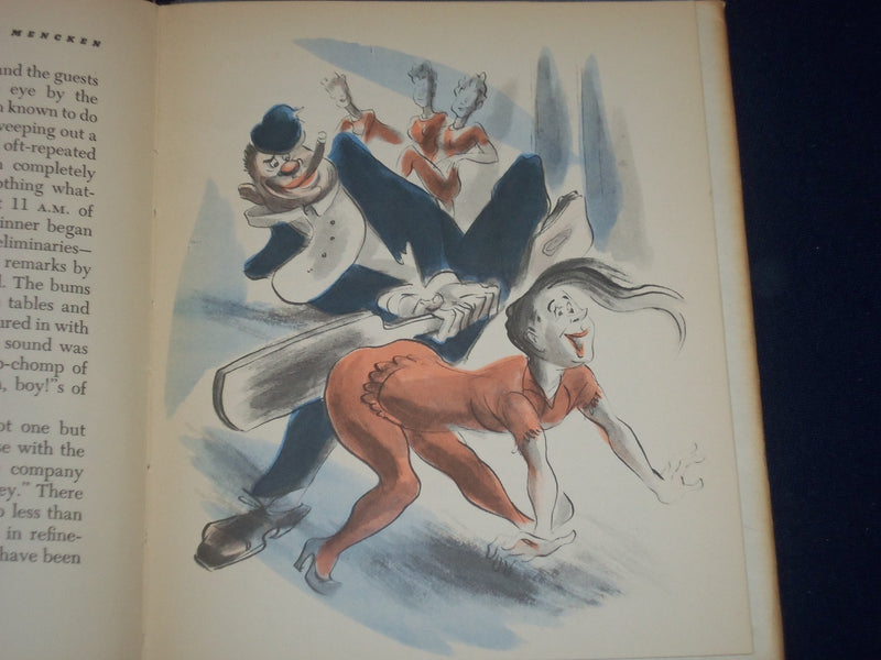1945 CHRISTMAS STORY BOOK BY H. L. MENCKEN - ILLUSTRATIONS BY CRAWFORD - KD 2484