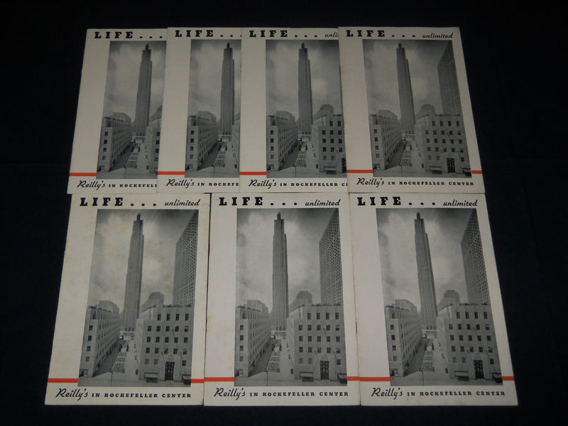 1940 LIFE UNLIMITED REILLY'S IN ROCKEFELLER CENTER MAGAZINE LOT OF 7 - O 1640