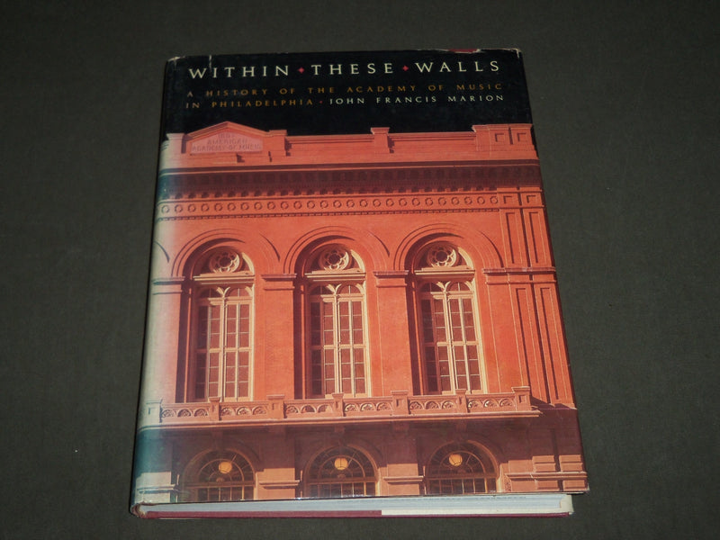 1984 WITHIN THESE WALLS BOOK SIGNED BY JOHN FRANCIS MARION - D 158