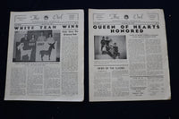 1949-1954 THE OWL NEWSPAPER - WESTMINSTER (MD) HIGH SCHOOL - LOT OF 48 - NP 8905