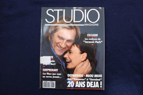 1993 OCTOBER STUDIO MAGAZINE - GERARD DEPARDIEU COVER - FRENCH - E 17927