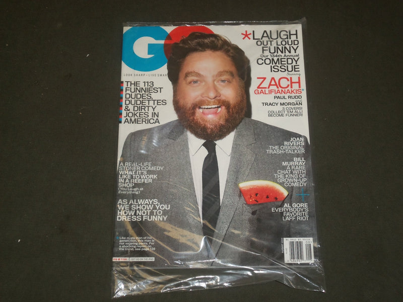 2010 AUGUST GQ MAGAZINE - ZACH GALIFIANAKIS - B 2795