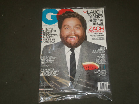 2010 AUGUST GQ MAGAZINE - ZACH GALIFIANAKIS - B 2795