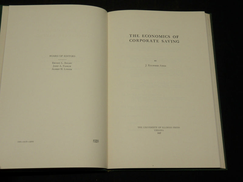 1937-1946 ILLINOIS STUDIES IN THE SOCIAL SCIENCES VOLUME LOT OF 4 - KD 1945G