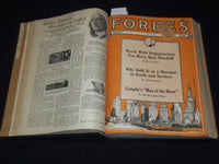 1923 APRIL 14-SEPTEMBER 29 FORBES MAGAZINE BOUND VOLUME - NICE ADS - R 10D