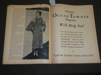 1933 MARCH CHICAGO'S OUT OF TOWNER MAGAZINE VOLUME 1 NO. 1 - J 3522