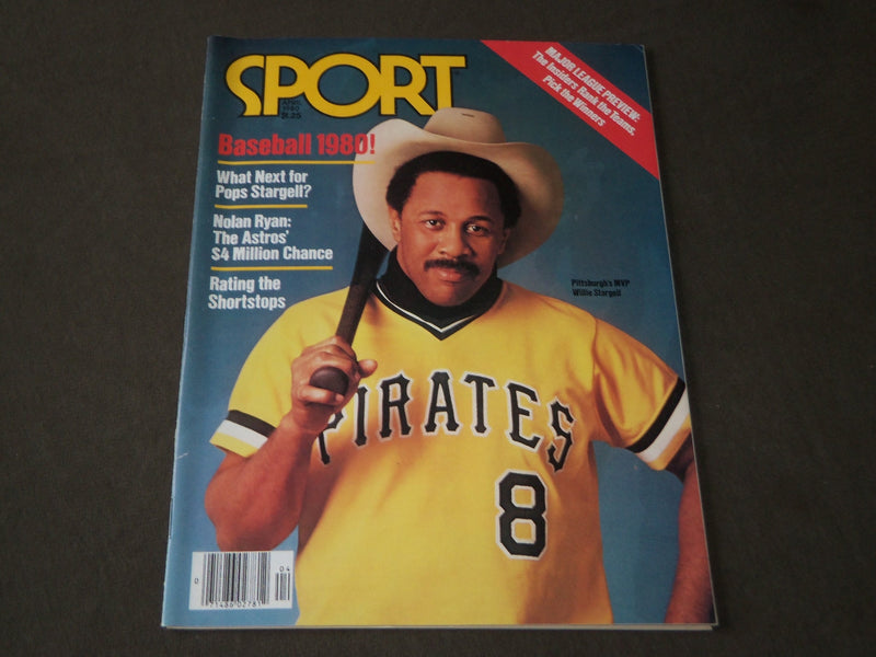 1980 APRIL SPORT MAGAZINE - WILLIE STARGELL COVER - CW 396