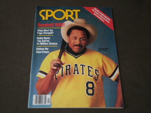1980 APRIL SPORT MAGAZINE - WILLIE STARGELL COVER - CW 396