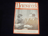 1939 MAY 15 NEWSWEEK MAGAZINE-STALIN AND MOLOTOFF, KEYS TO RUSSIAN ENIGMA-NW1156