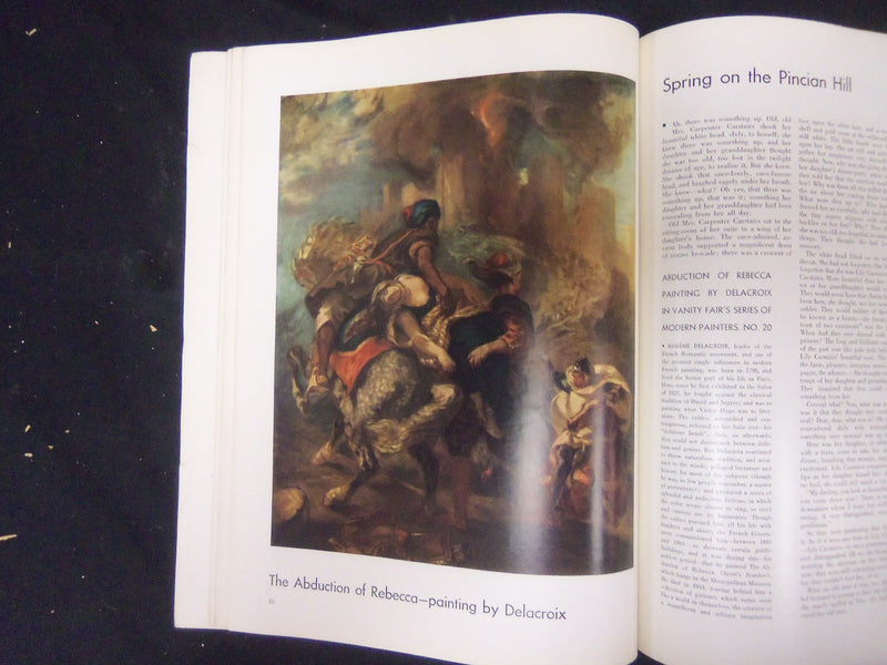 1935 JANUARY VANITY FAIR MAGAZINE-ILLUSTRATED COVER, PHOTOS, ARTICLES - ST 3124