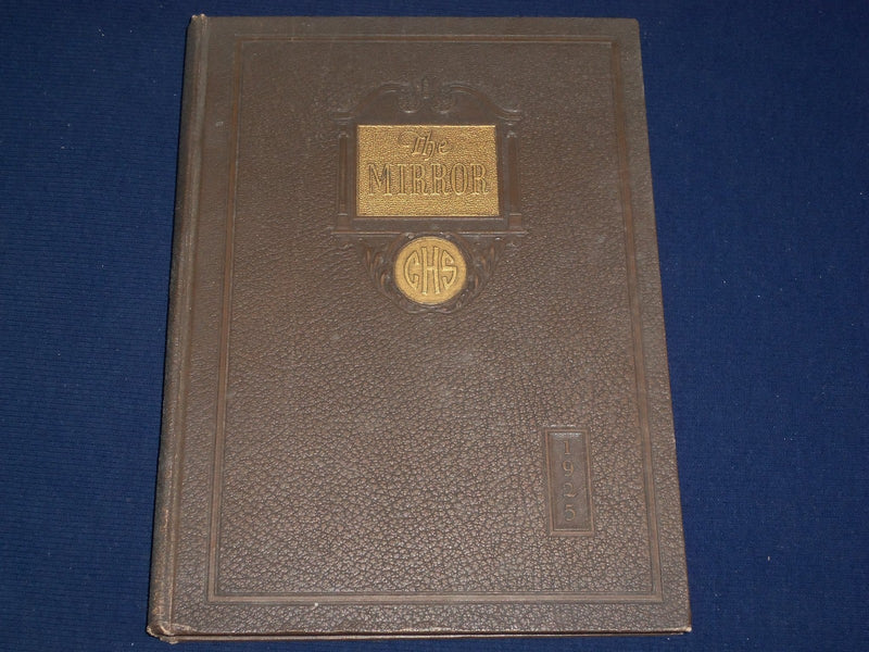 1925 THE MIRROR CENTRAL HIGH SCHOOL YEARBOOK - LIMA OHIO - GREAT PHOTOS - YB 537