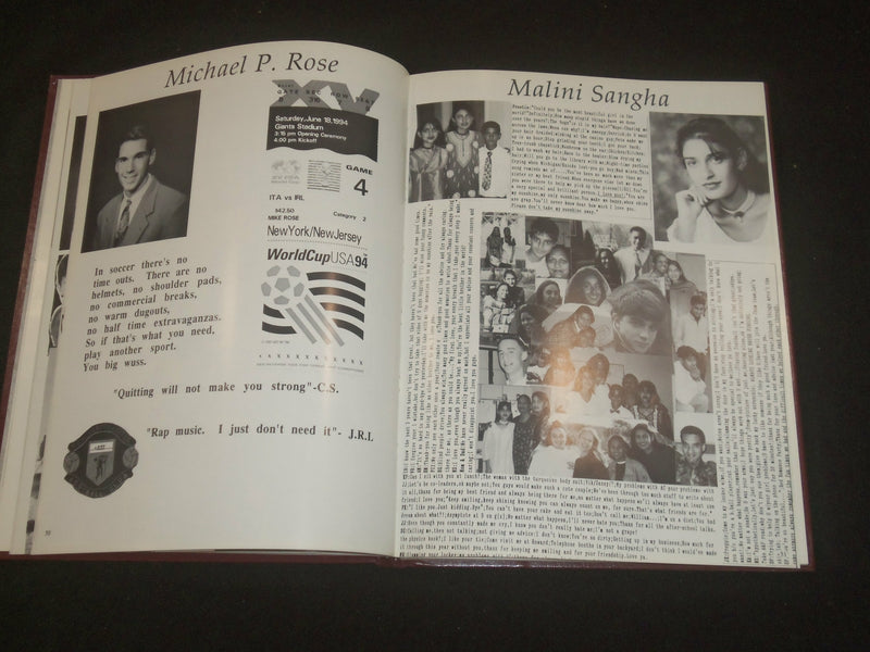 1995 RUTGERS PREPARATORY SCHOOL YEARBOOK - SOMERSET, NEW JERSEY - YB 2206