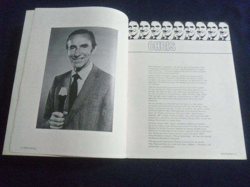 1970 CHRIS SCHENKEL'S SPORTSCENE MAGAZINE - FOOTBALL '70- SP 6481C