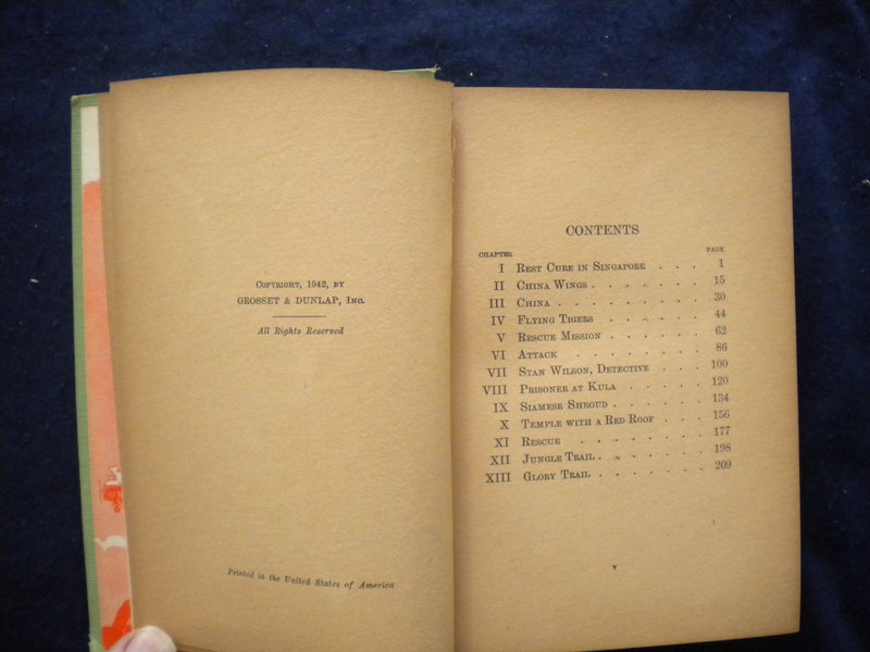 1942 A YANKEE FLIER IN THE FAR EAST HARDCOVER BOOK BY AL AVERY - KD 8110