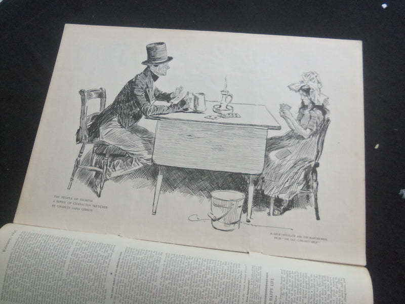 1897 FEBRUARY LADIES' HOME JOURNAL MAGAZINE - GREAT ILLUSTRATIONS & ADS- B 5534Y