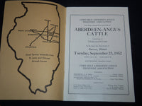 1951-1952 CORNBELT ANGUS BREEDERS FALL SALE CATALOG LOT OF 2 - ILLINOIS - J 9089