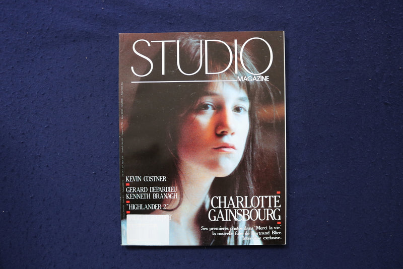 1991 FEBRUARY STUDIO MAGAZINE - CHARLOTTE GAINSBOURG COVER - FRENCH - E 18482