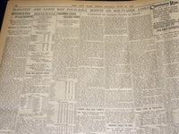 1916 JUNE 26 NEW YORK TIMES - PRESIDENT SENDS ULTIMATUM TO CARRANZA - NT 8621