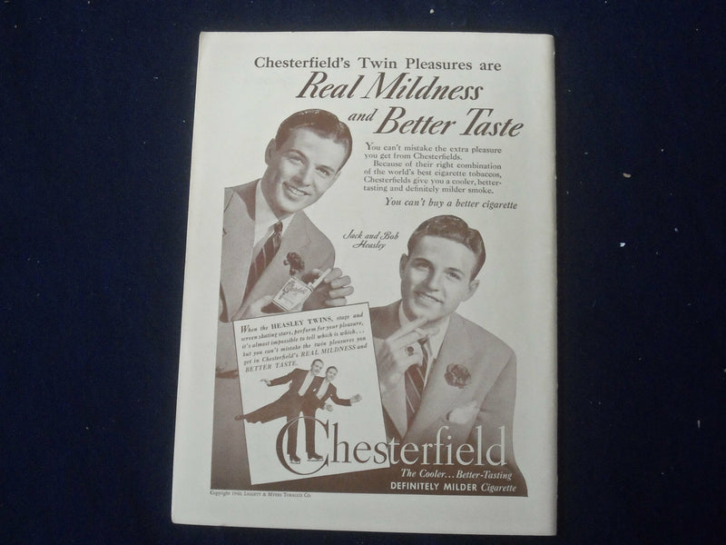 1940 FEBRUARY 19 PLAYBILL PROGRAM - TWO FOR THE SHOW -HUTTON-ARDEN-WYNN - J 6475