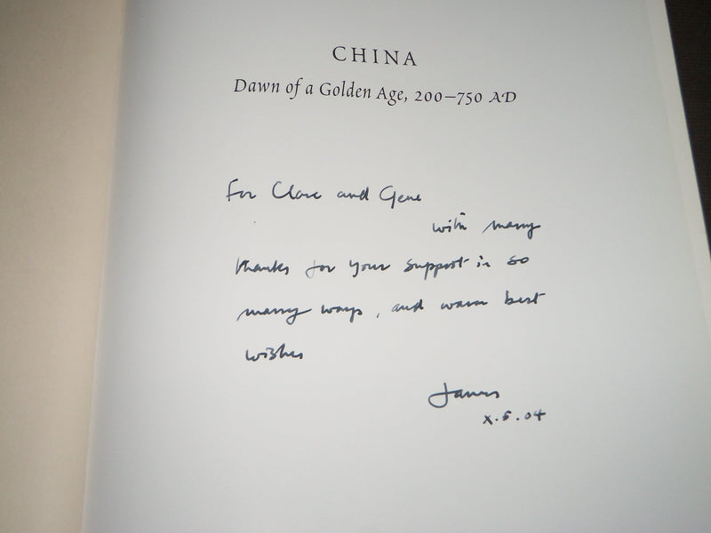 2004 CHINA - DAWN OF A GOLDEN AGE BOOK BY JAMES C. Y. WATT - INSCRIBED - I 1644