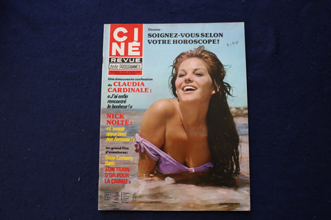 1979 MARCH 22 CINE REVUE MAGAZINE - CLAUDIA CARDINALE-NICK NOLTE COVER - E 23513