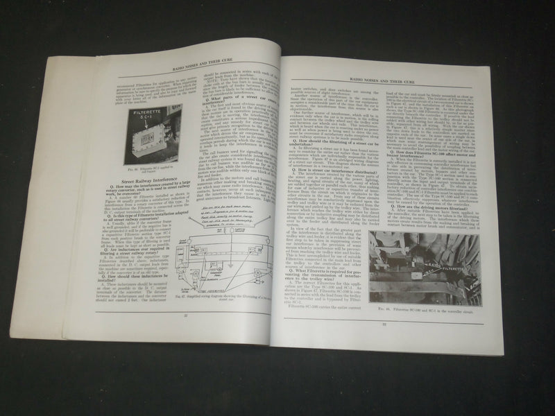 1932 RADIO NOISES AND THEIR CURE MAGAZINE - INTERFERENCE PROBLEM - ST 997D