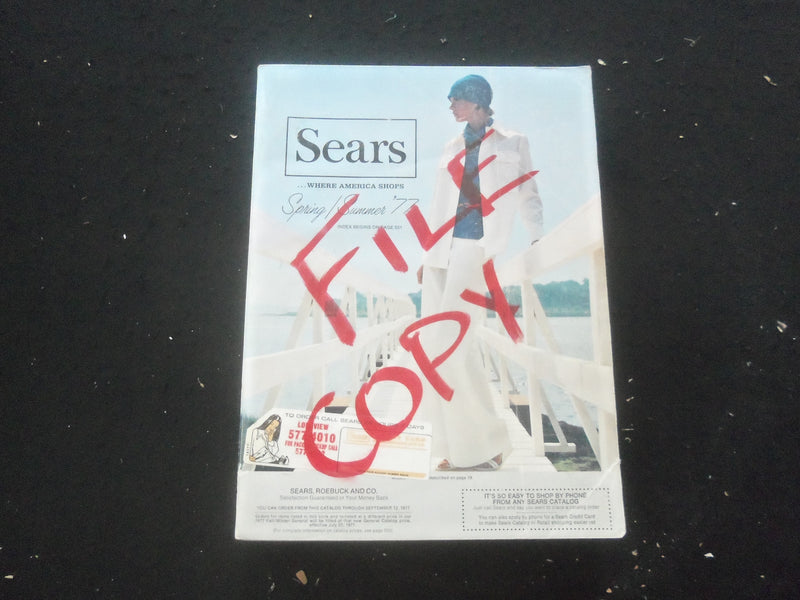 1977 SPRING AND SUMMER SEARS, ROEBUCK AND CO. CATALOG - GREAT FASHION - R 92N