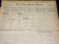 1919 DECEMBER 14 NEW YORK TIMES - MOVE TO RATIFY TREATY WITHOUT LEAGUE - NT 7955