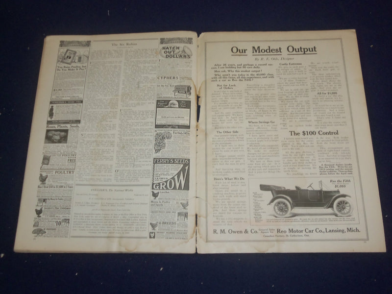 1913 FEBRUARY 8 COLLIER'S MAGAZINE - THE BUSINESS OF ARSON - ST 6701